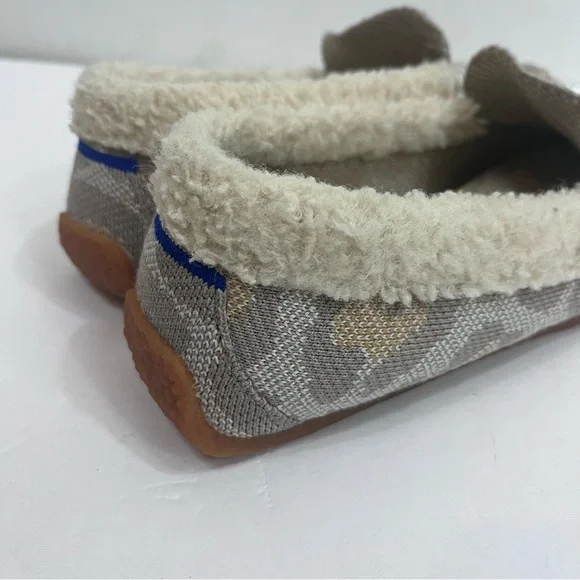 Rothy’s “the cozy loafer” slippers in animal print. - Picture 7 of 7